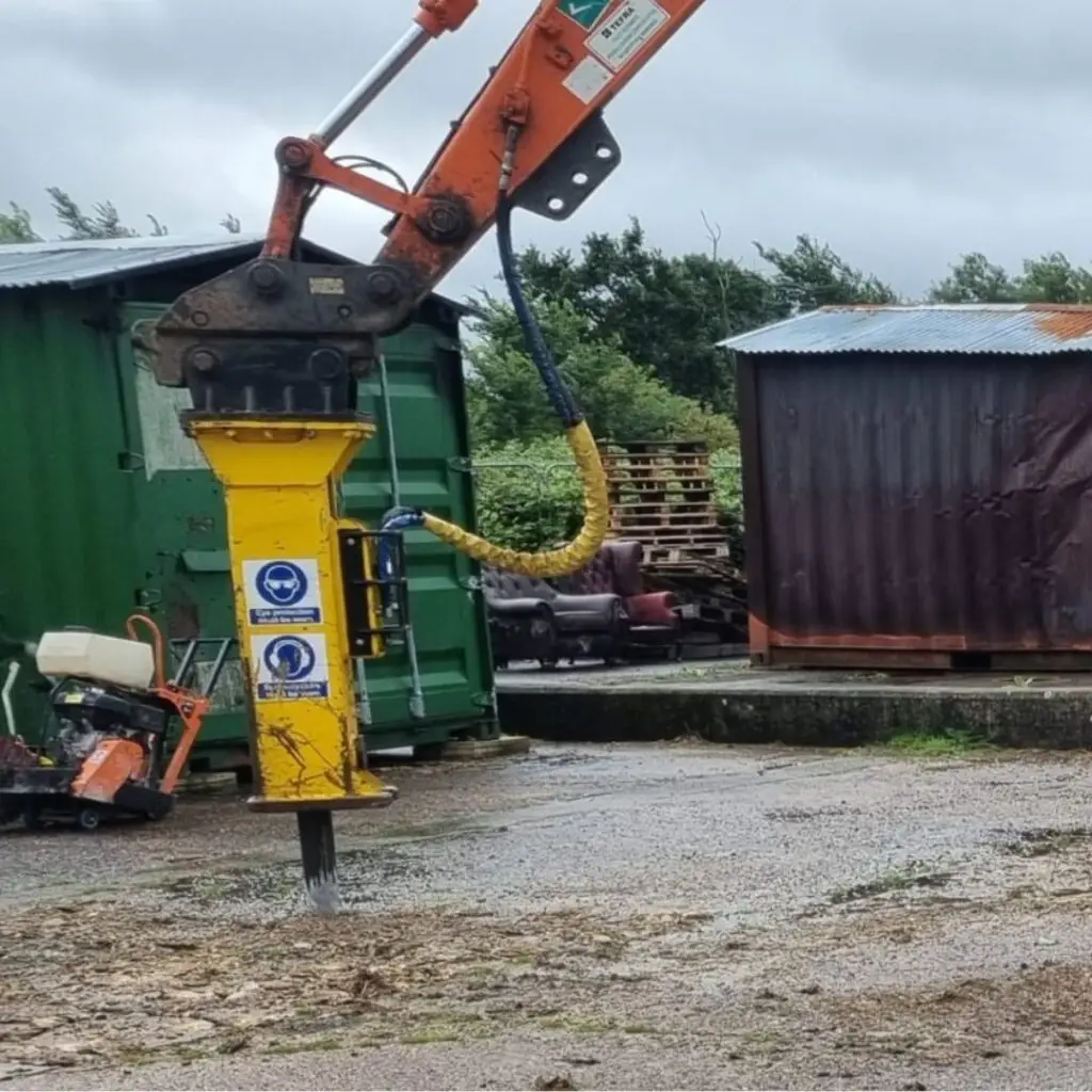 Excavator Mounted Concrete Breaker