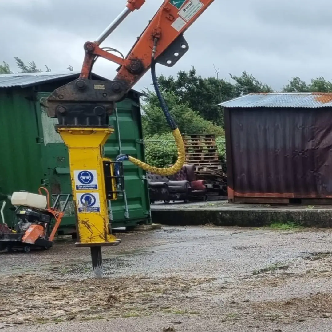 Excavator Mounted Concrete Breaker